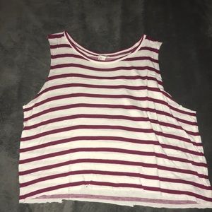 Stripped cropped shirt